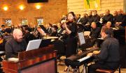 Violin, harmonium and piano trio